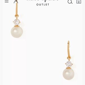 KATE SPADE ♠️ Pearls Of Wisdom Drop Earring